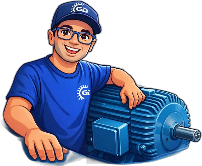 Geraldo Lopes, técnico especialista em motores elétricos na GD Motores
